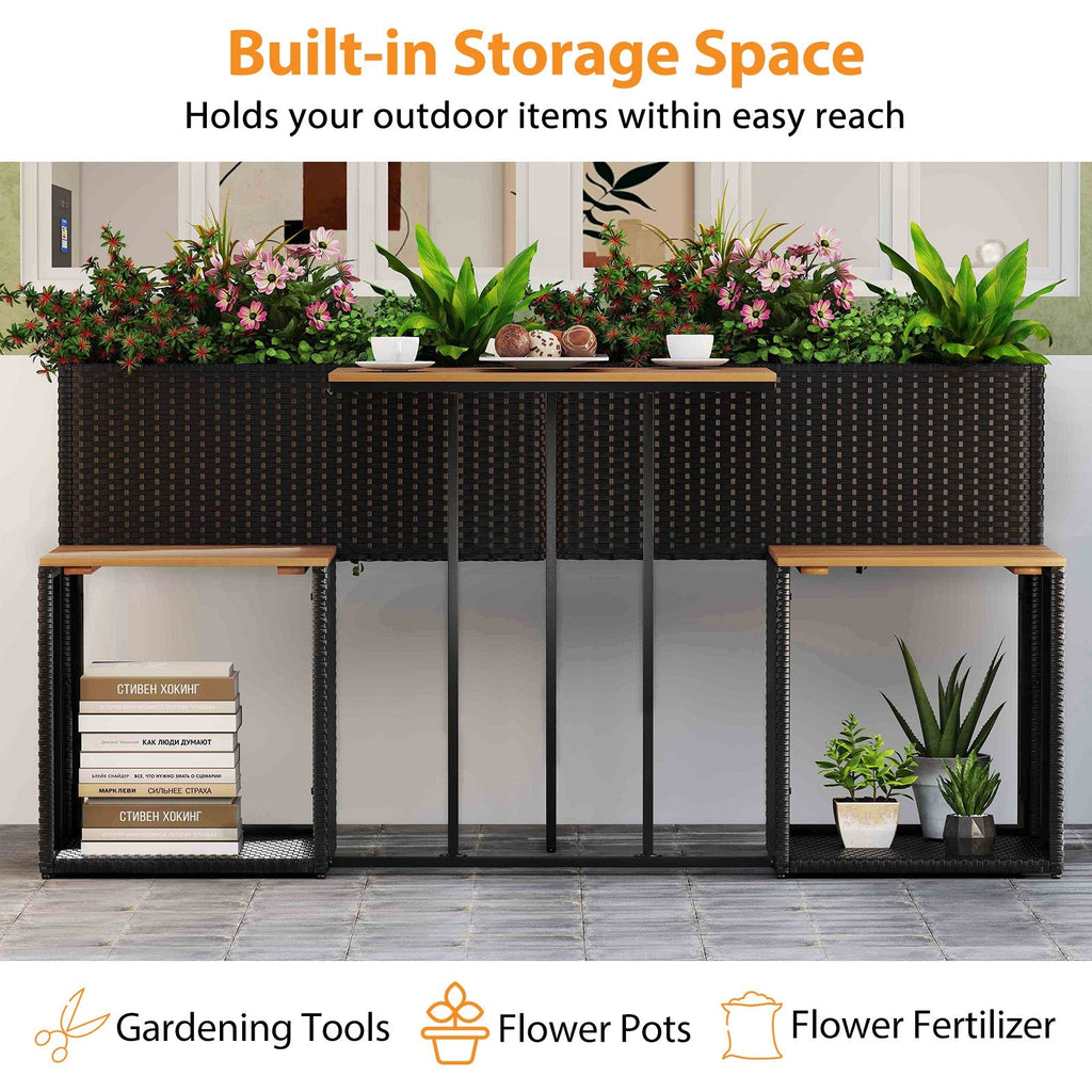 Patio Furniture Set with Raised Garden Bed for Porch and Yard - Cheeky Garden
