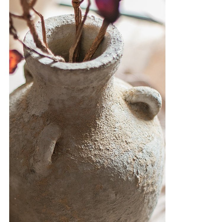 Pottery Stoneware Vase Zen Style Pottery for Dried Flowers - Cheeky Garden