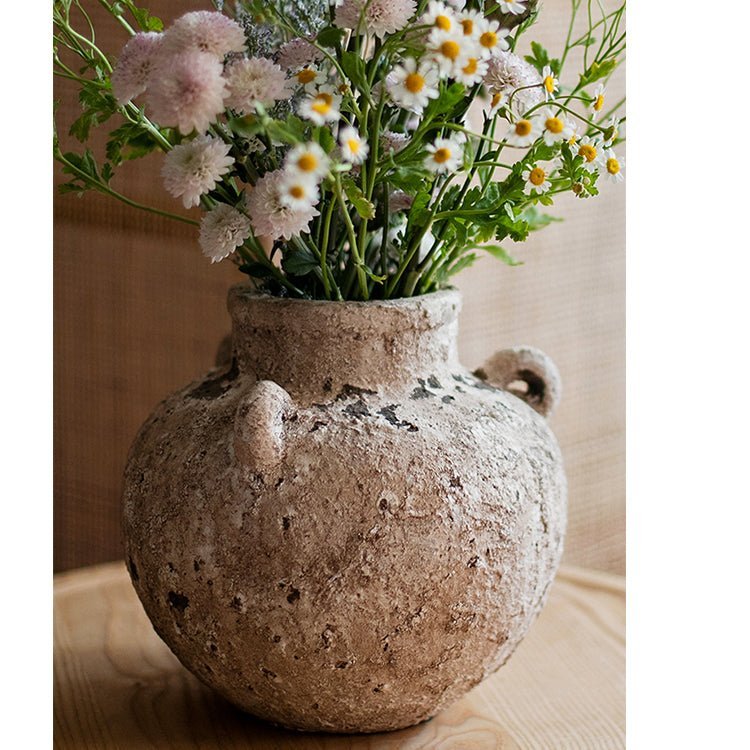 Pottery Stoneware Vase Zen Style Pottery for Dried Flowers - Cheeky Garden