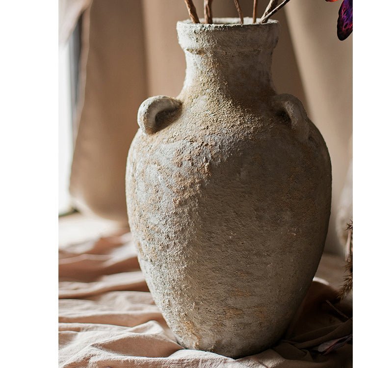 Pottery Stoneware Vase Zen Style Pottery for Dried Flowers - Cheeky Garden