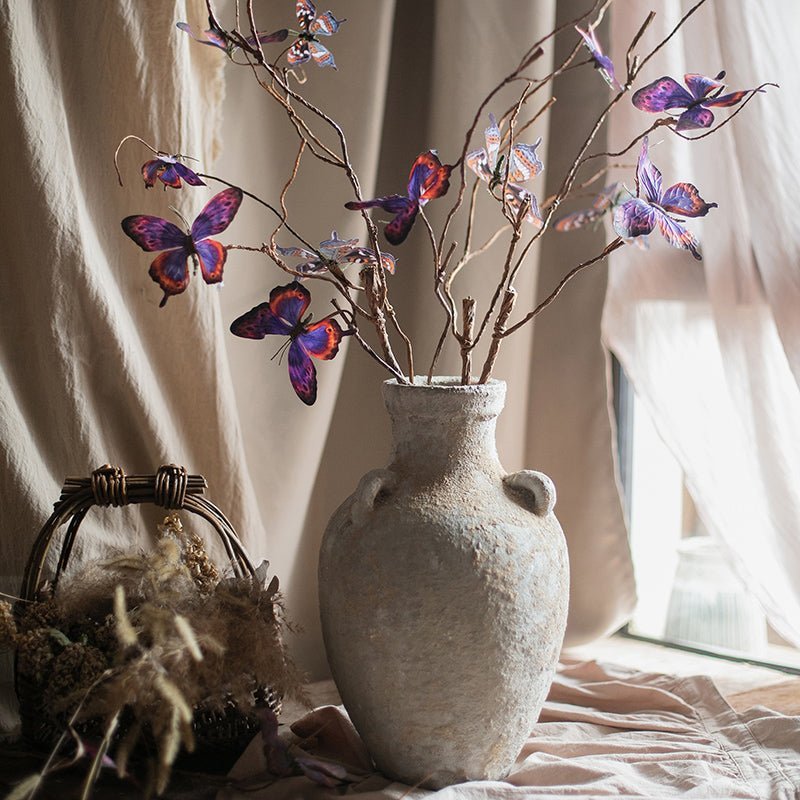 Pottery Stoneware Vase Zen Style Pottery for Dried Flowers - Cheeky Garden