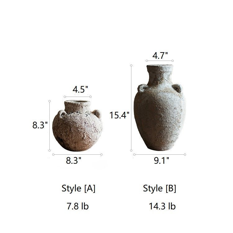 Pottery Stoneware Vase Zen Style Pottery for Dried Flowers - Cheeky Garden