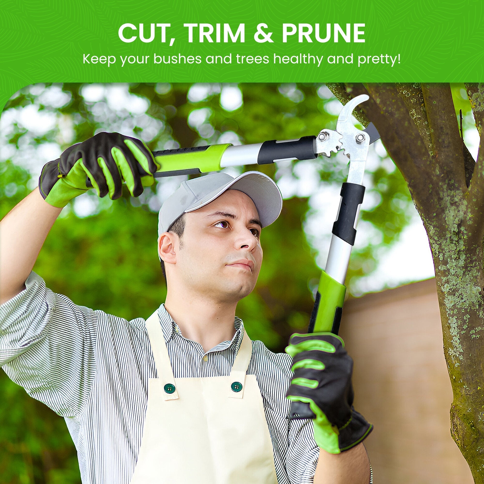 Power Bypass Gardening Loppers Tree Trimmer Clipper - Cheeky Garden