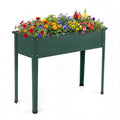 Raised Garden Bed Elevated Metal Planter Box with Legs Drainage Holes - Cheeky Garden