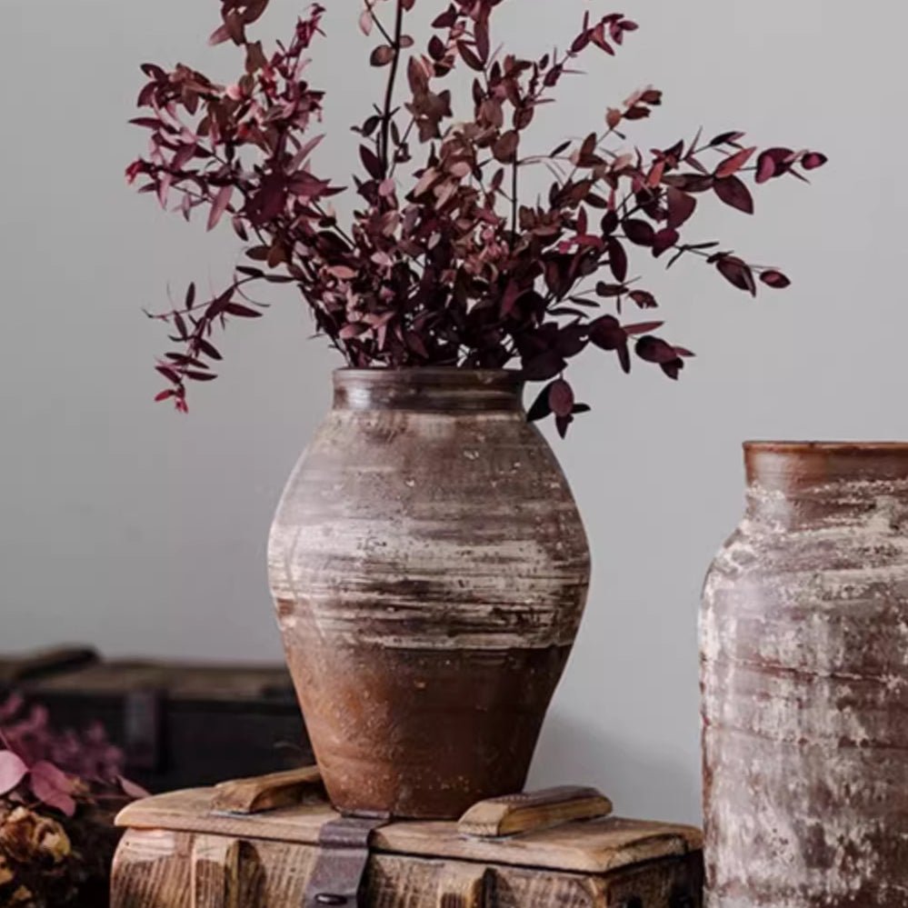 Restoration Brown Clay Pot - Cheeky Garden