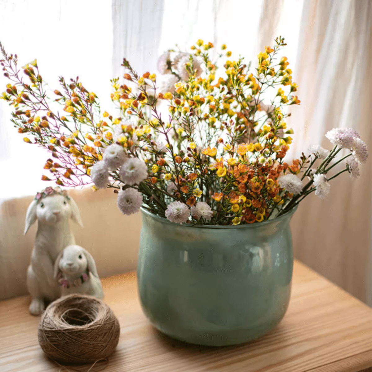 Ruhai Low Glass Vase - Cheeky Garden