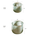Ruhai Low Glass Vase - Cheeky Garden