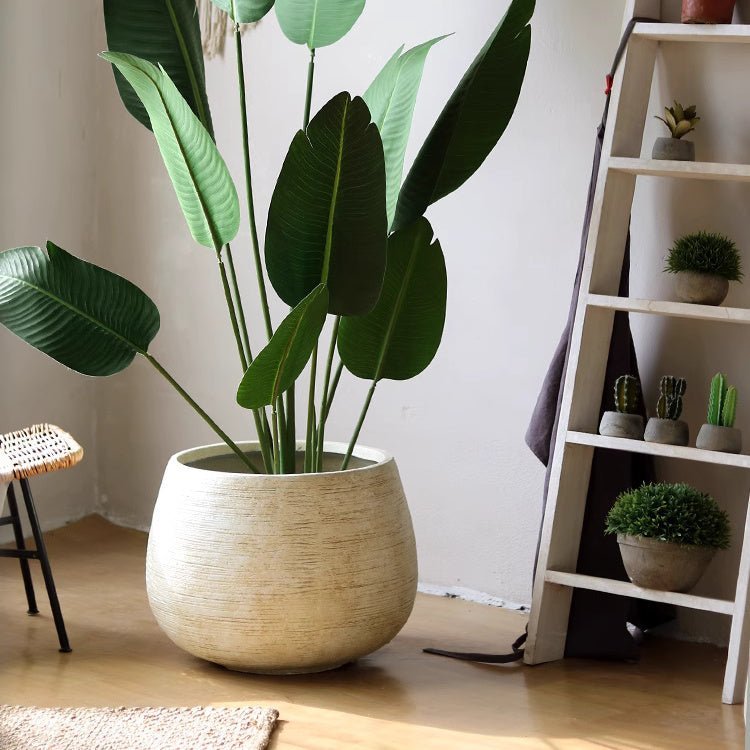 Rustic Globe Cement Planter - Cheeky Garden