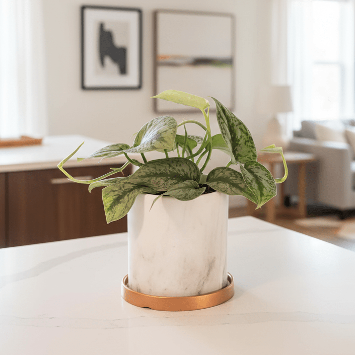 Scindapsus Exotica – Silver Satin Pothos - Cheeky Garden