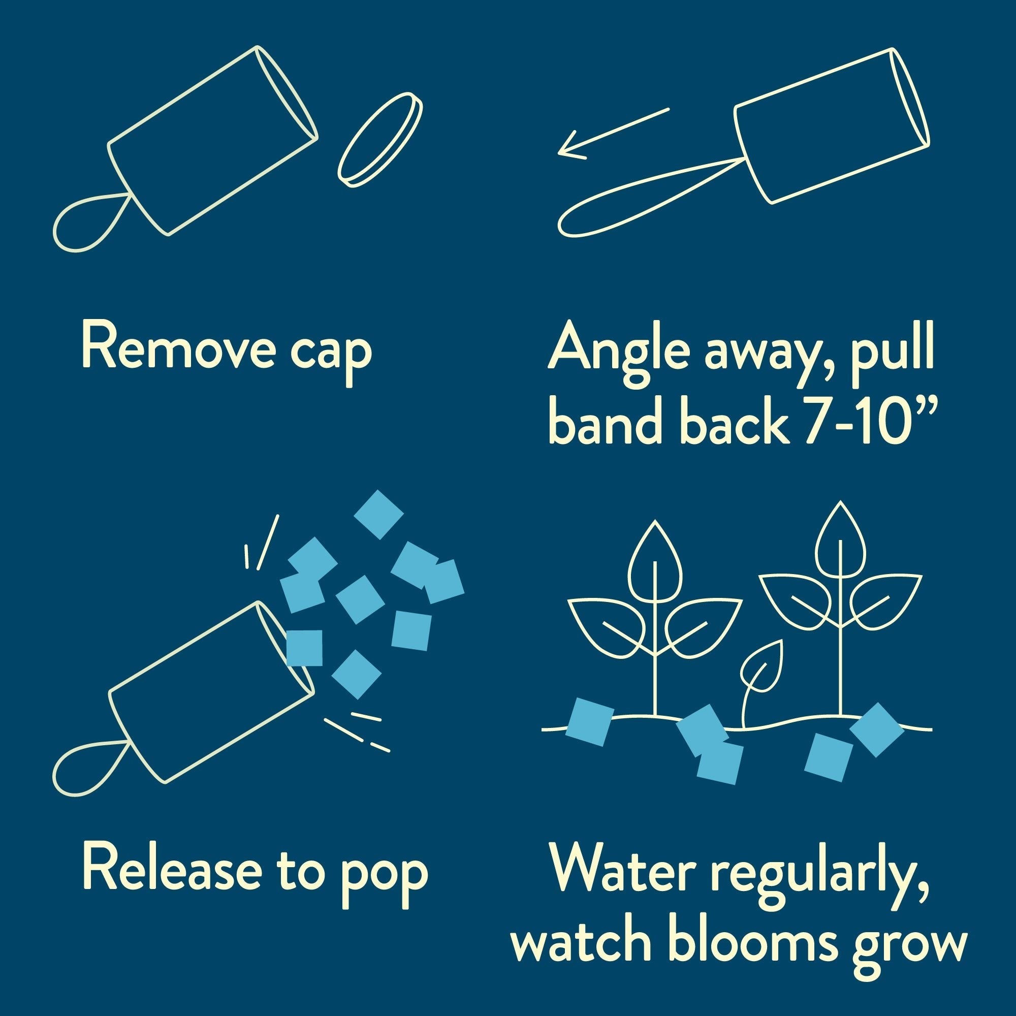 Seed Confetti Popper - Cheeky Garden