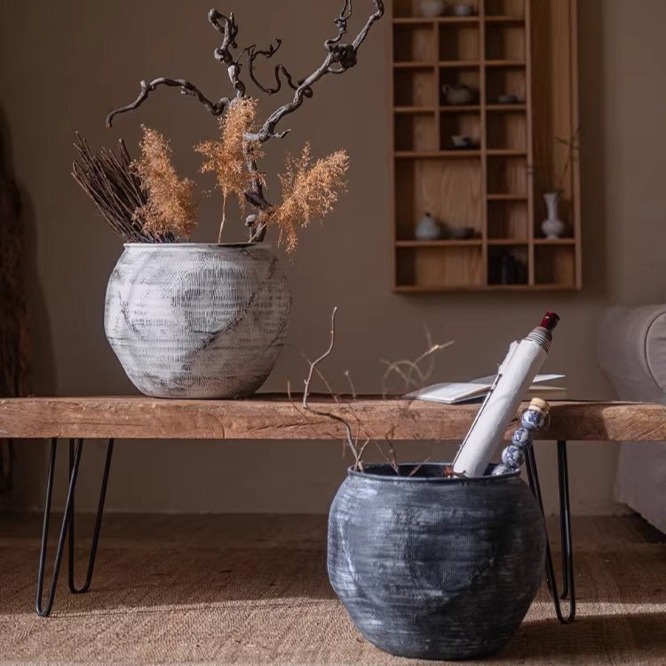 Sierra Round Pot Planter - Cheeky Garden