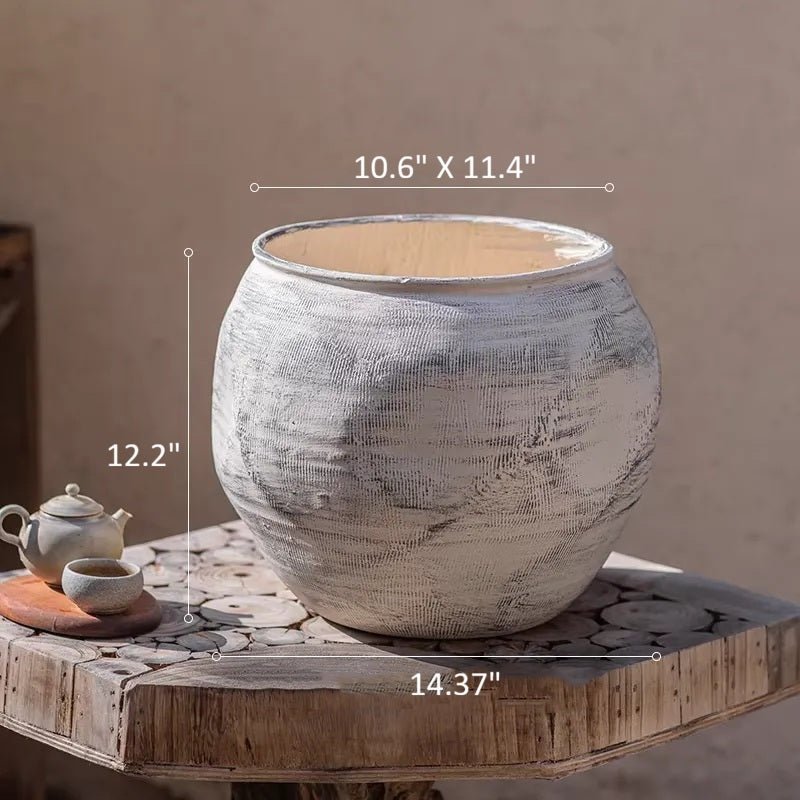 Sierra Round Pot Planter - Cheeky Garden