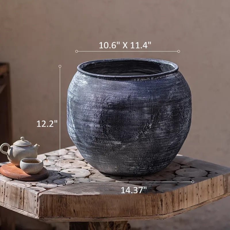 Sierra Round Pot Planter - Cheeky Garden