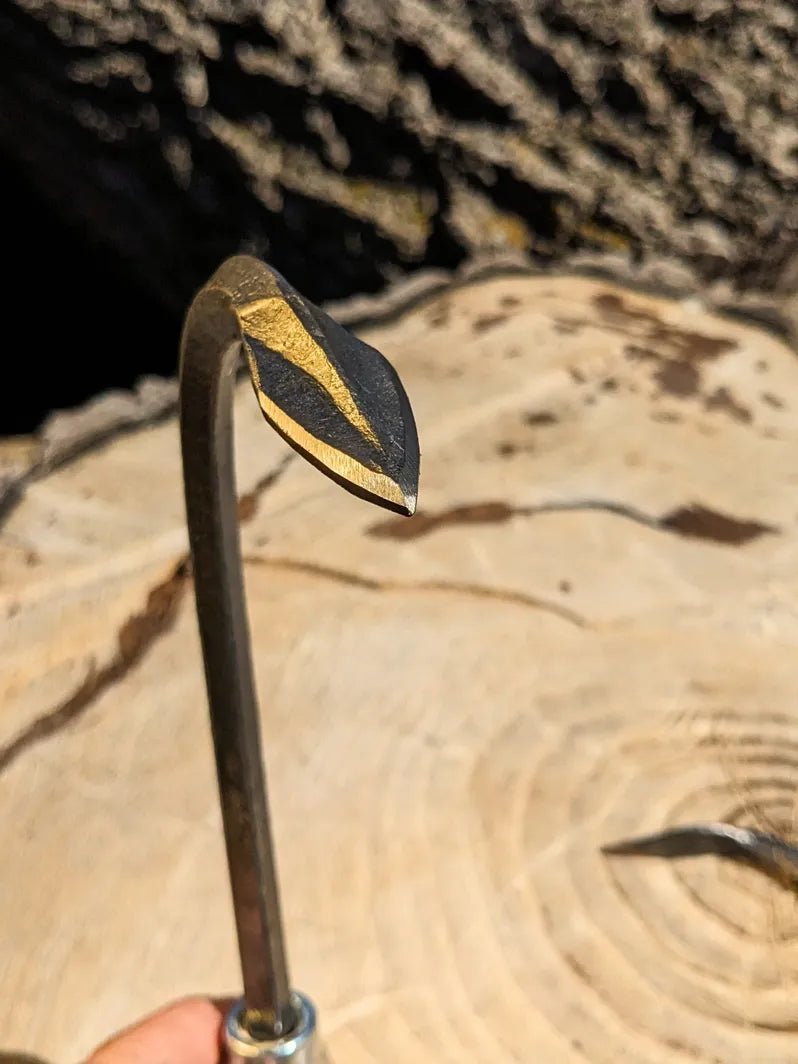 Single Tine Cultivator, Hand Forged Garden Tool - Cheeky Garden