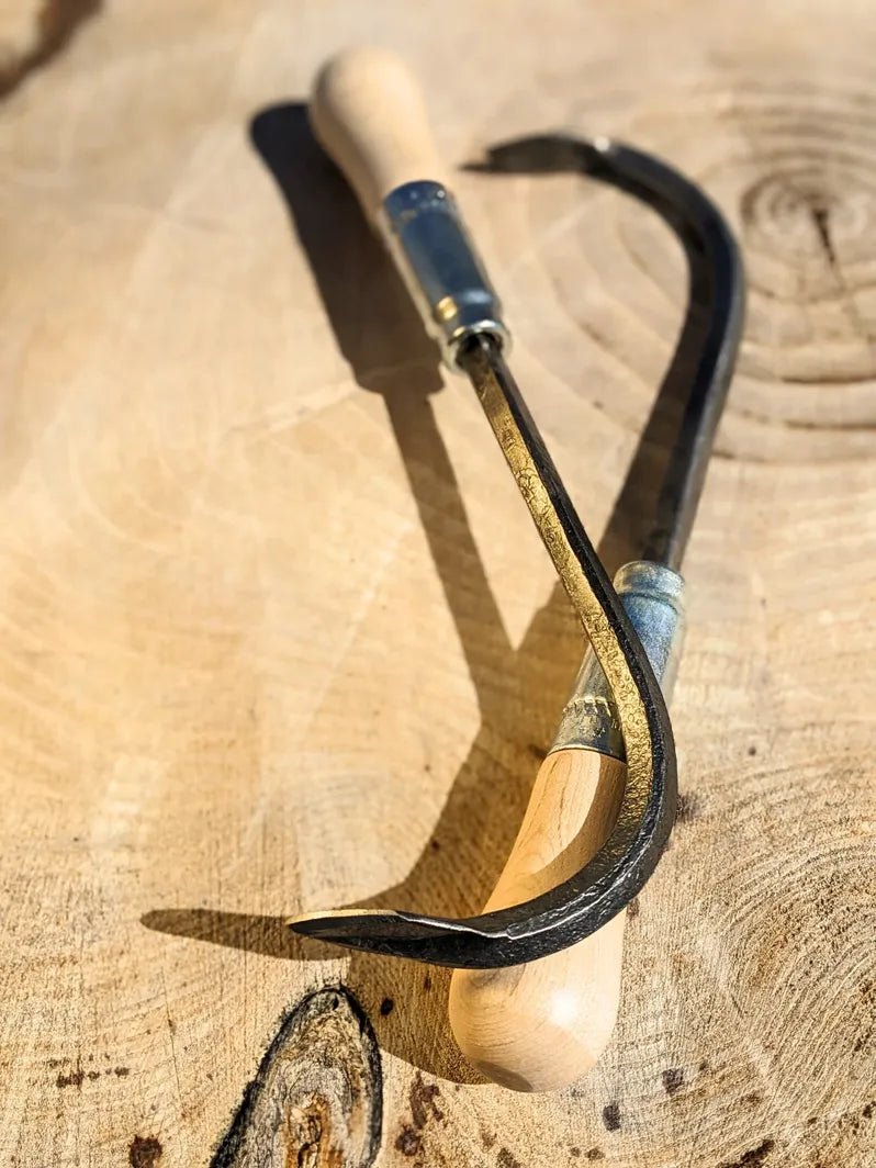 Single Tine Cultivator, Hand Forged Garden Tool - Cheeky Garden