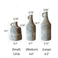 Small Opening Rough Textured Dried Flower Vase - Cheeky Garden