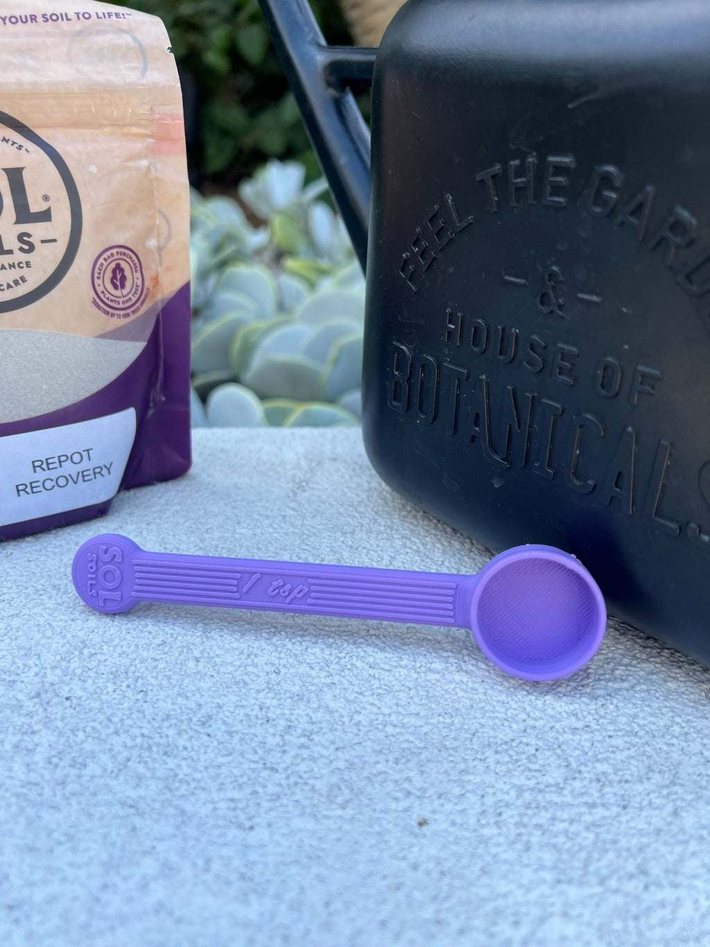 Sol Biotics Purple Powder Spoon – 1 Teaspoon Measuring Spoon - Cheeky Garden