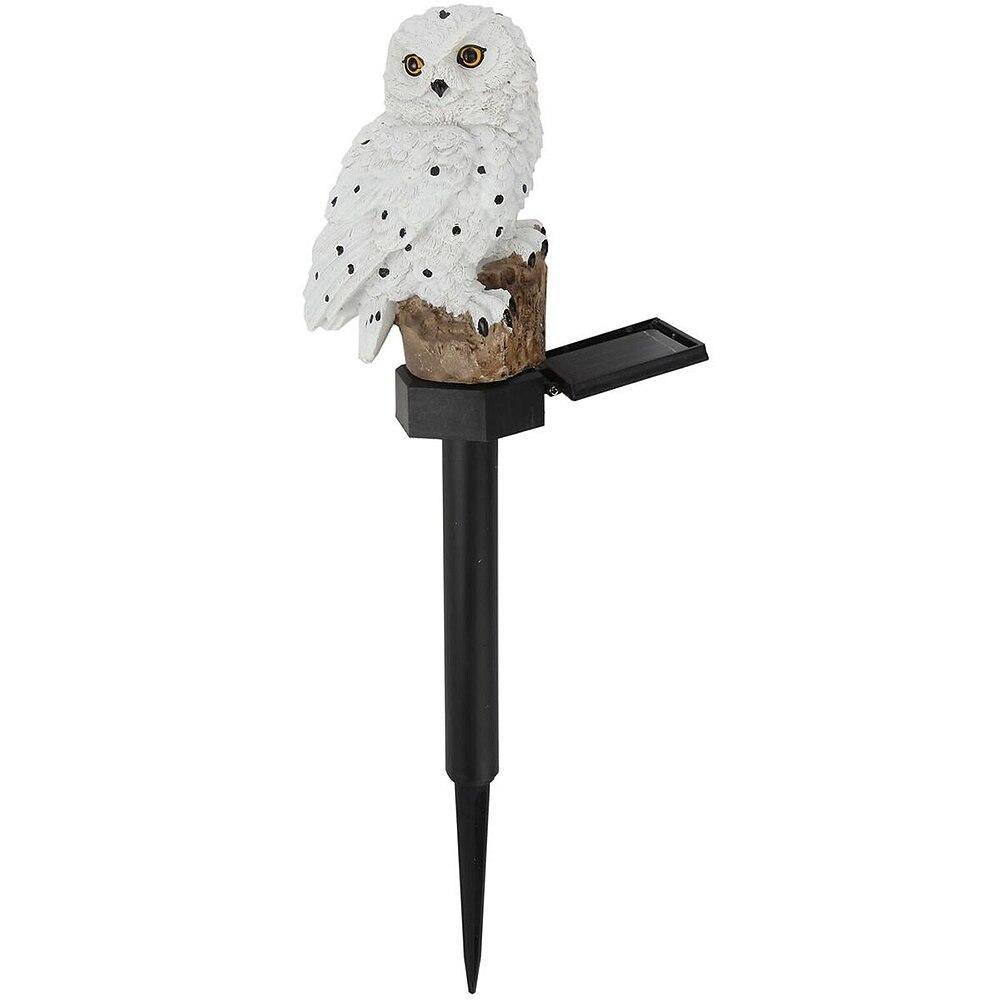 Solar LED Waterproof Premium Garden And Yard Lamp In Shape Of Owl With Stand And Solar Base Pathway Luxury Decoration - Cheeky Garden