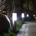 Solar Luxury LED Stainless Steel Lamp For Yard Garden Pathway Doorway Lawn Courtyard Outdoor Luxury Lamp - Cheeky Garden