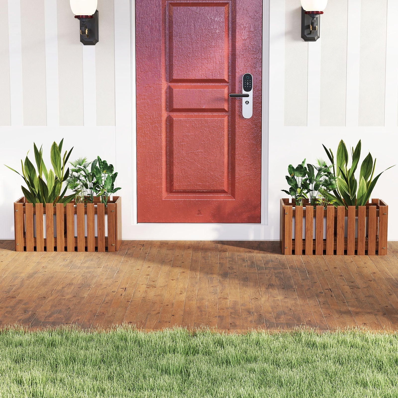 Solid Wood Raised Garden Bed for Flower and Vegetable - Cheeky Garden