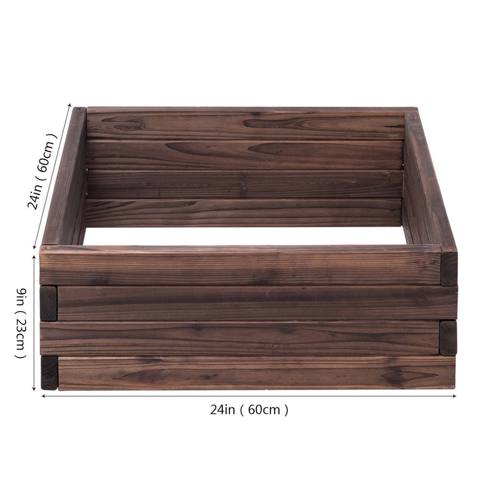 Square Raised Garden Bed Flower Vegetables Seeds Planter - Cheeky Garden