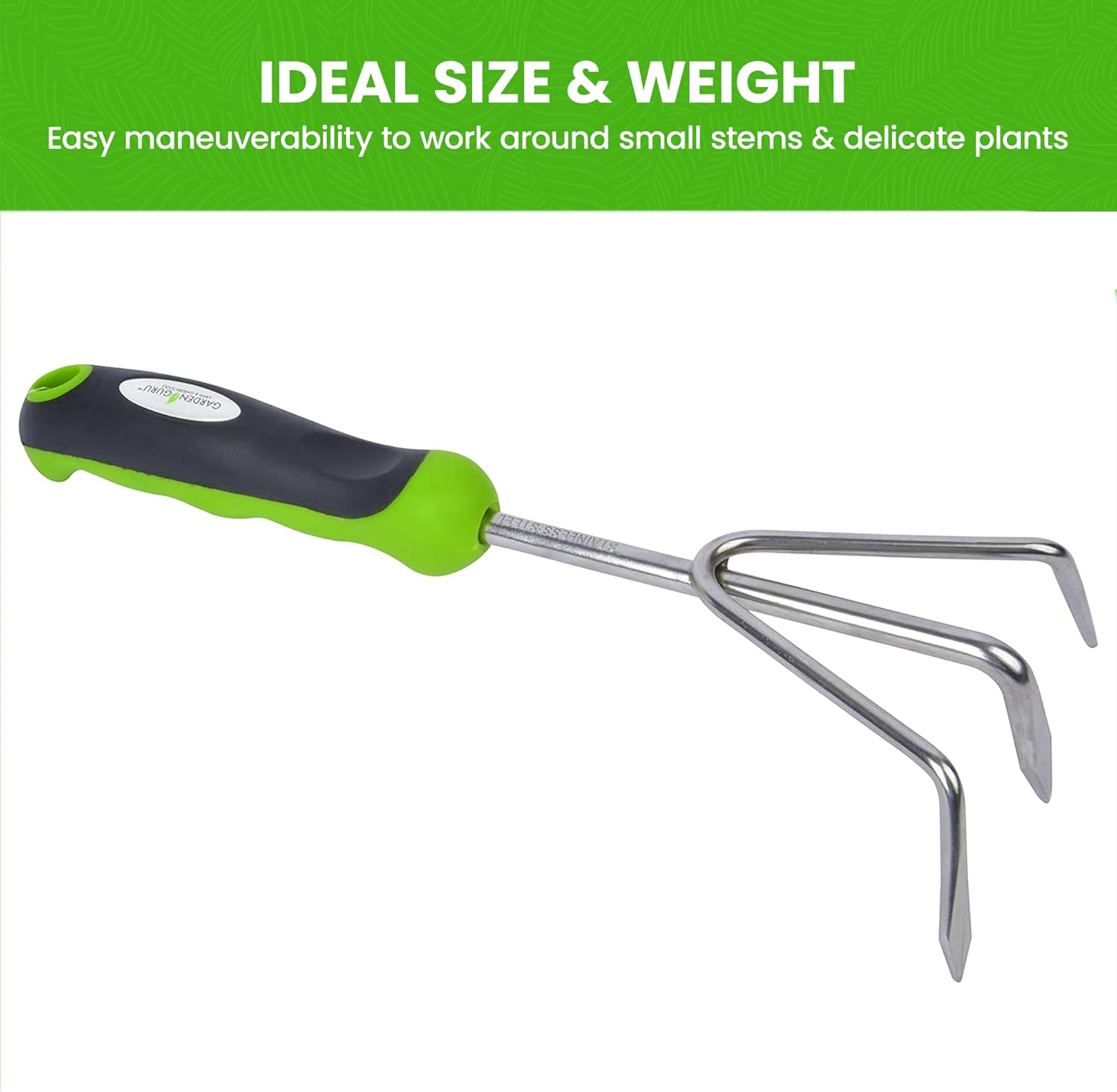 Stainless Steel 3pc Gardening Tool Set (Includes Trowel Transplanter Cultivator) - Cheeky Garden