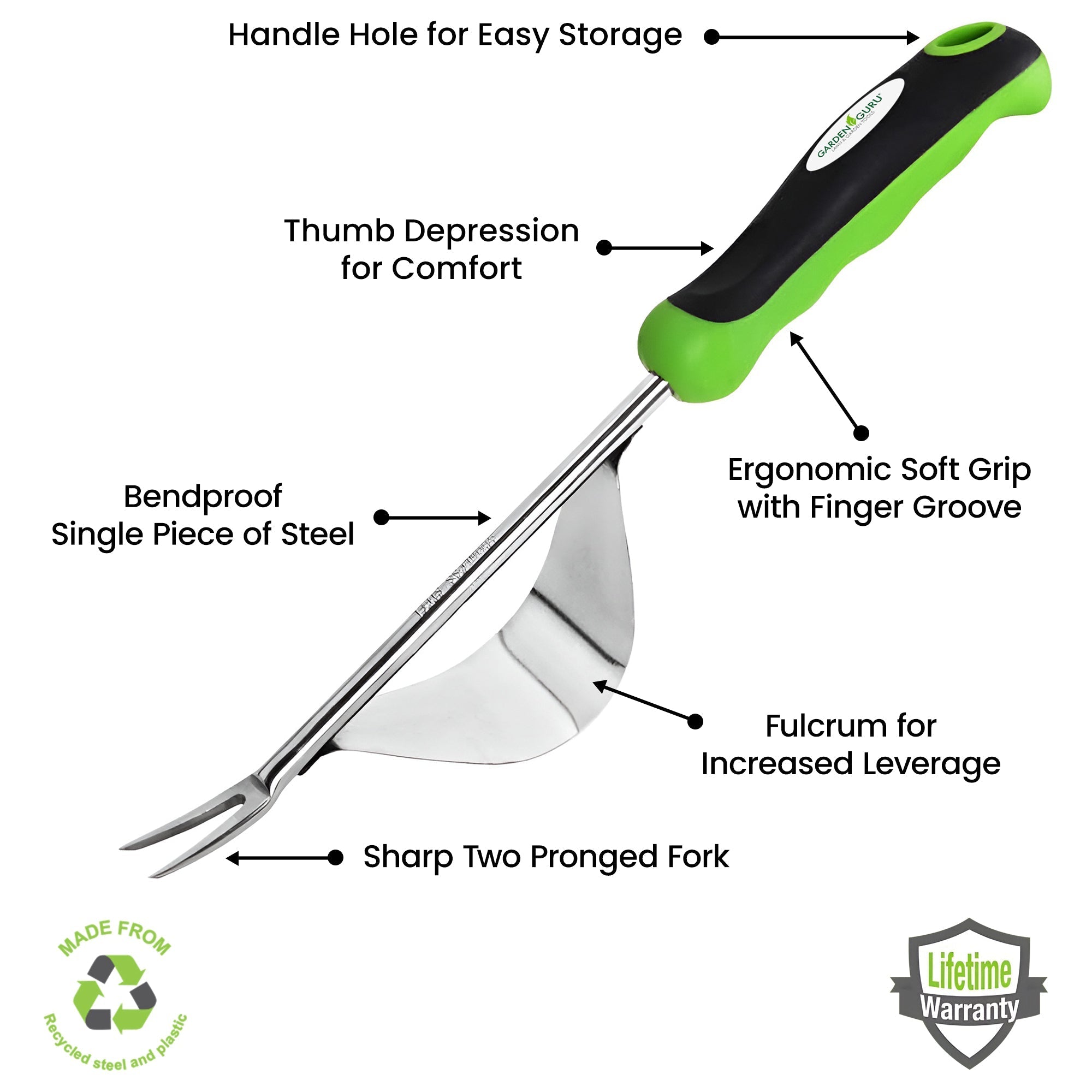 Stainless Steel Garden Dandelion Weeder - Cheeky Garden
