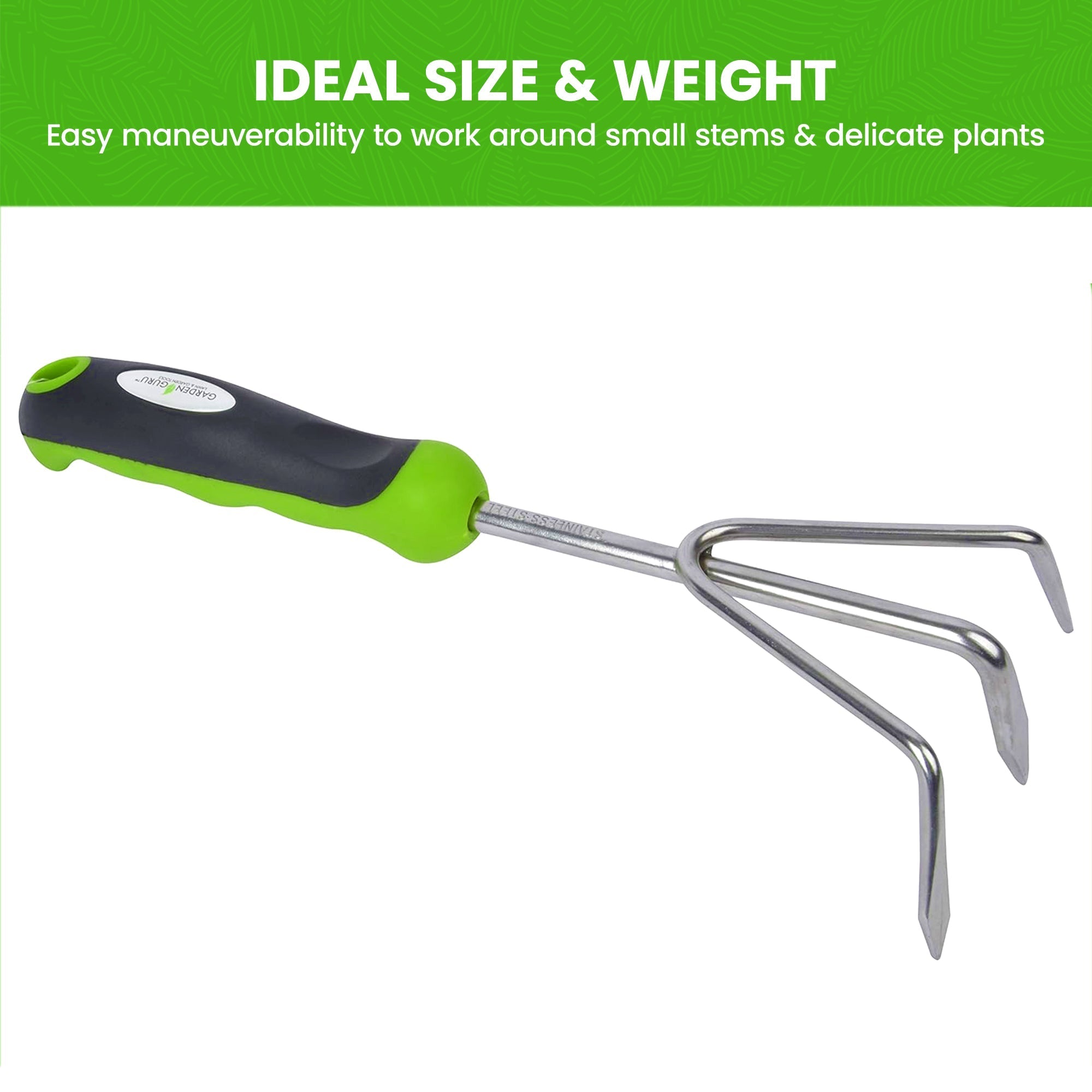 Stainless Steel Garden Hand Cultivator Tool - Cheeky Garden