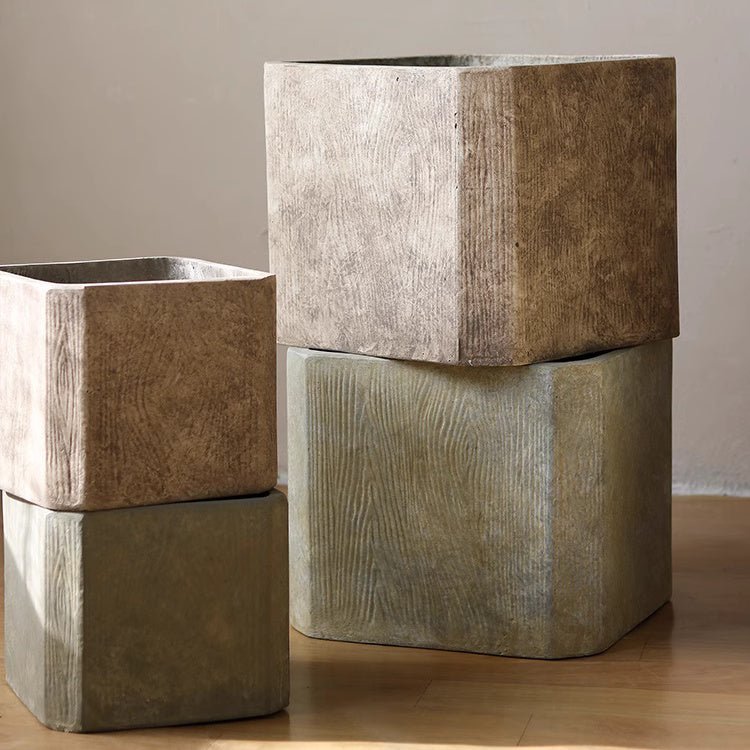 StoneGrain Square Planter - Cheeky Garden