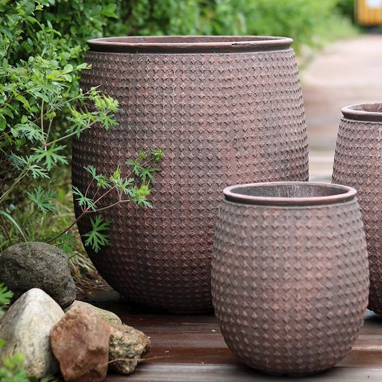StoneNest Textured Planter - Cheeky Garden