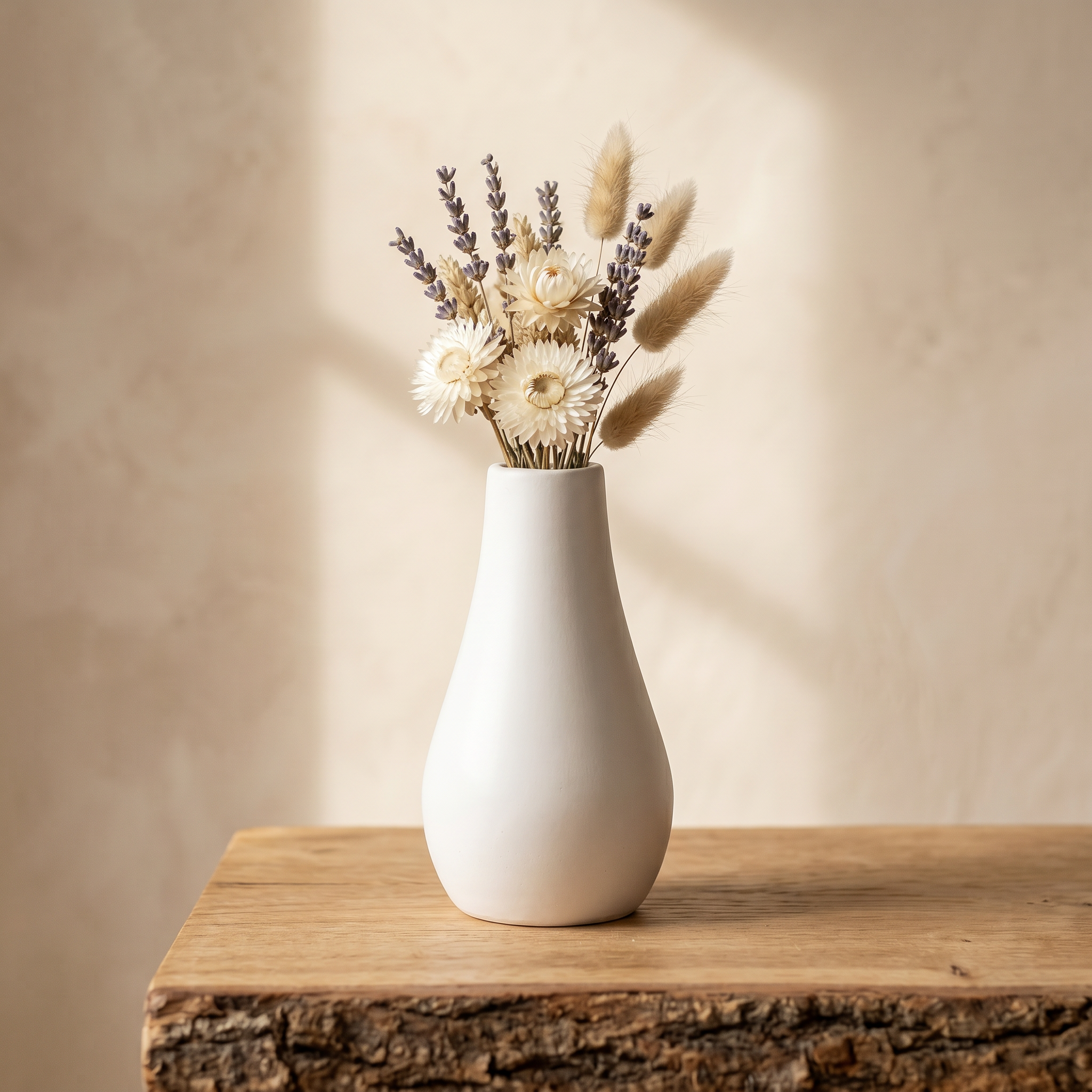 Classic Milk Bottle Vase – Gypsum White 5"