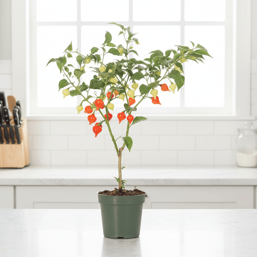 Sweety Drop Pepper Plant (Pimenta Biquinho – Little Beak Pepper) - Cheeky Garden