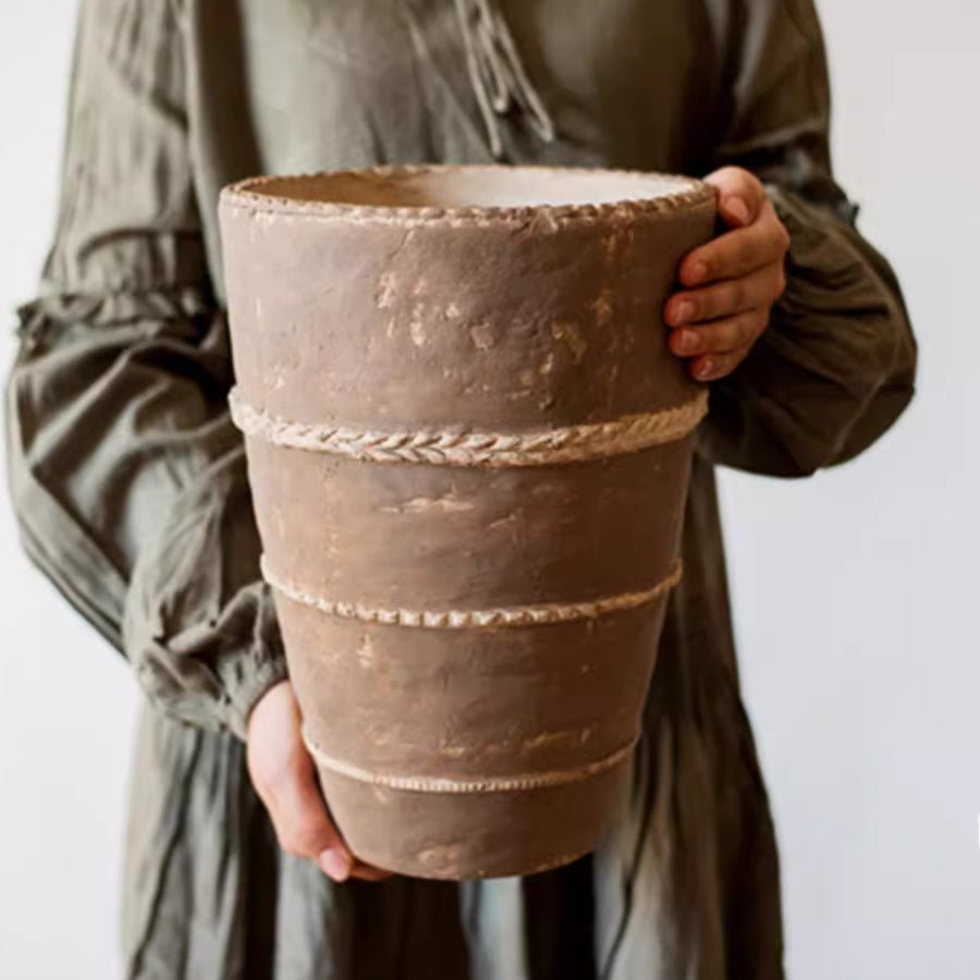 Tasha Red Terracotta Planter - Cheeky Garden