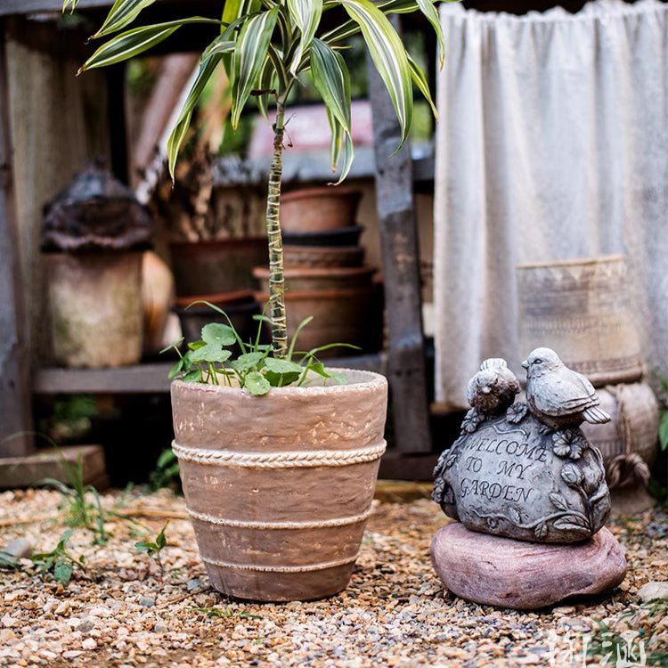 Tasha Red Terracotta Planter - Cheeky Garden