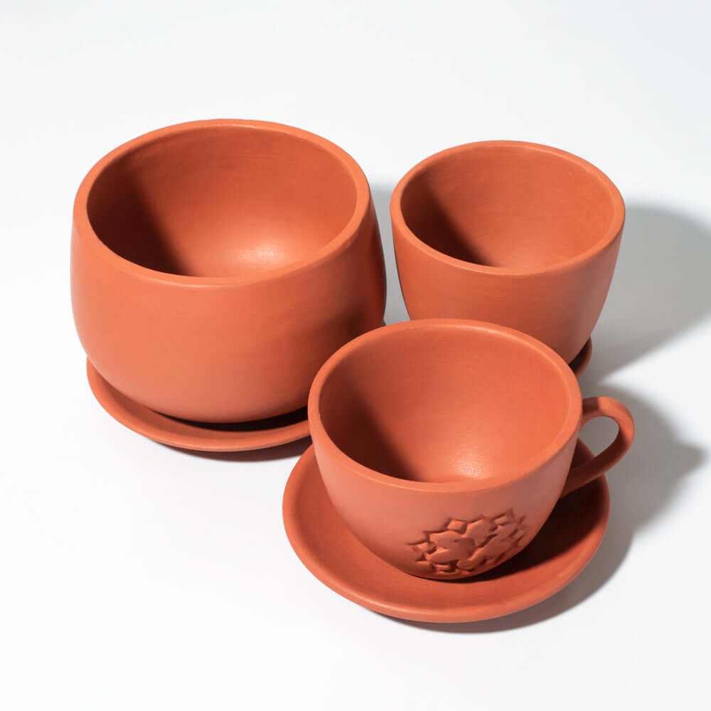 Terracotta Trio Planter Signature Bundle - Cheeky Garden