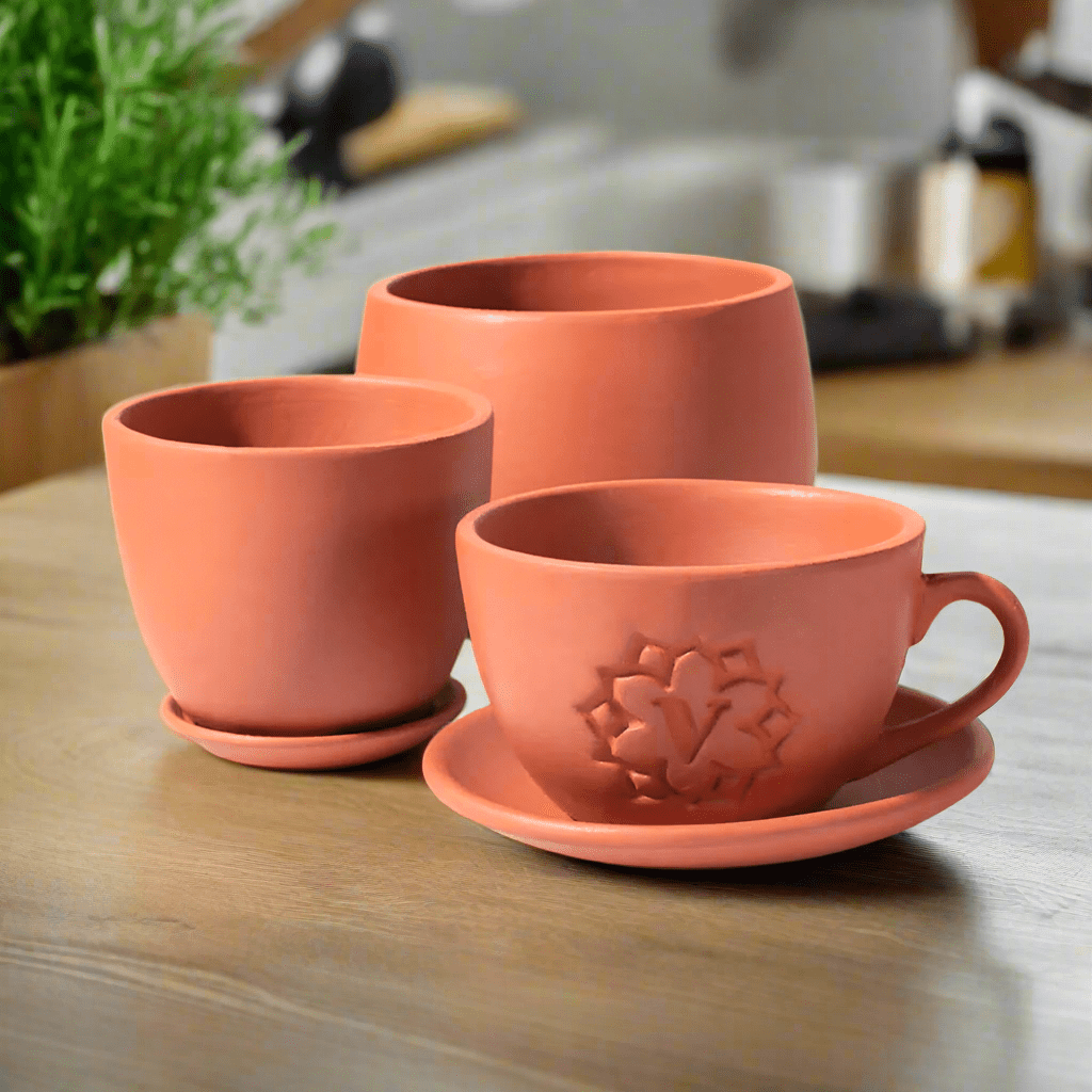 Terracotta Trio Planter Signature Bundle - Cheeky Garden