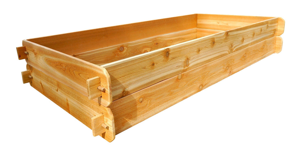 Timberlane Gardens Cedar Raised Bed Kit Set – Two 3×6 - Cheeky Garden