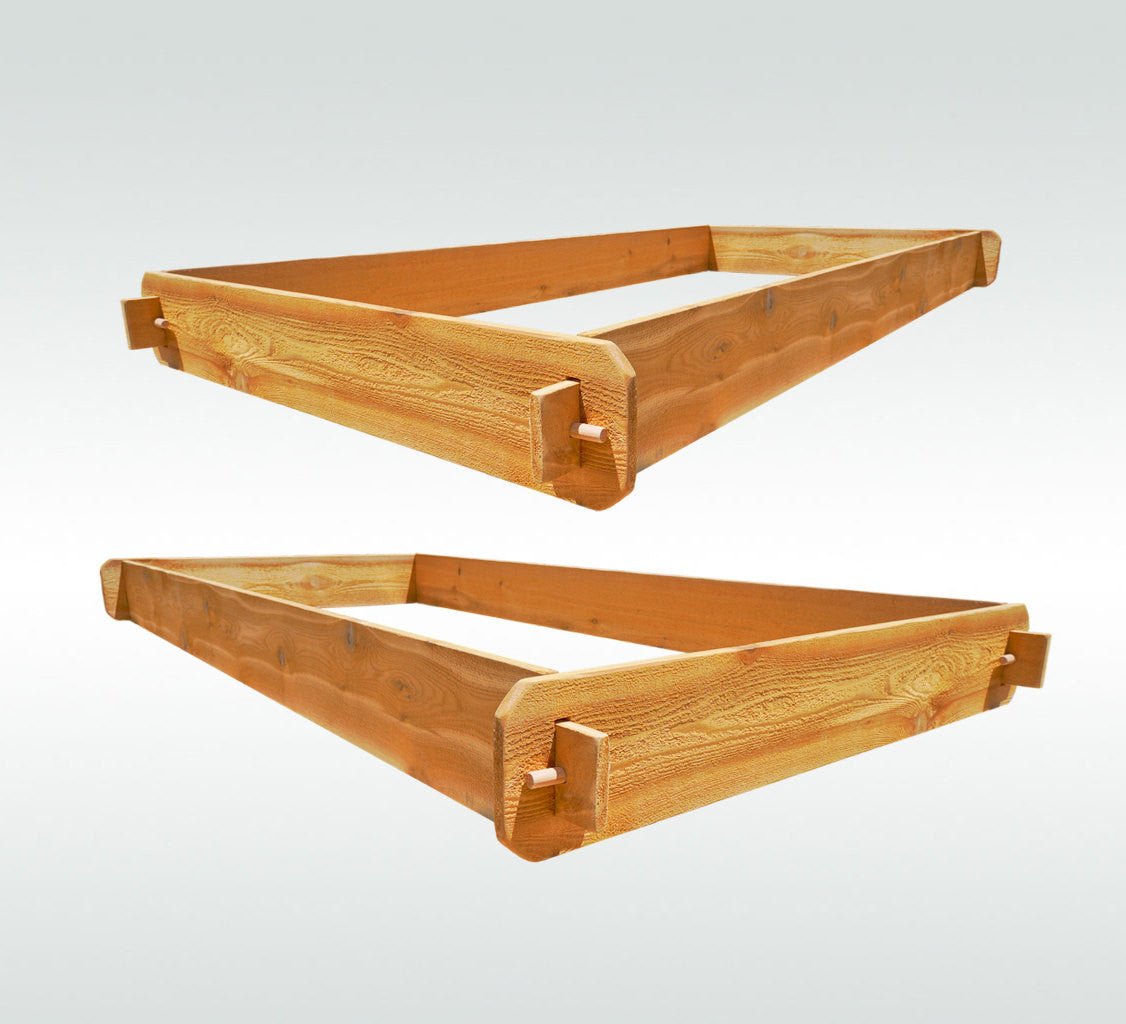 Timberlane Gardens Cedar Raised Bed Kit Set – Two 3×6 - Cheeky Garden