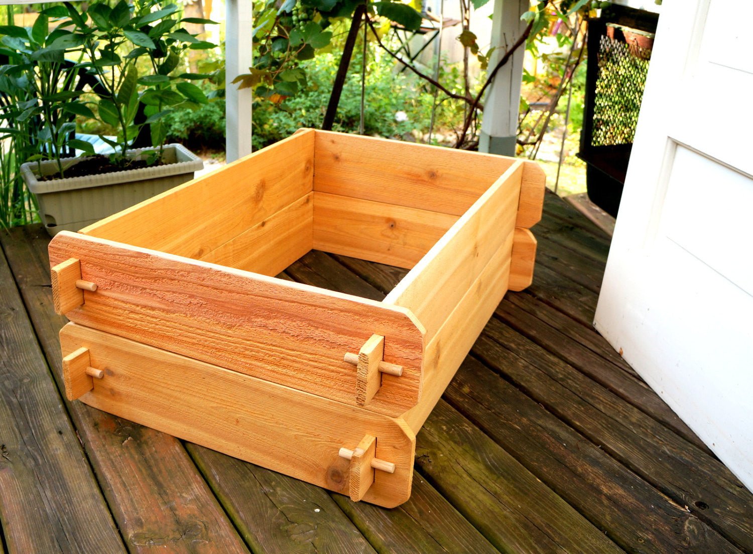 Timberlane Gardens Double Deep Cedar Raised Bed Kit – Two 2×3 - Cheeky Garden