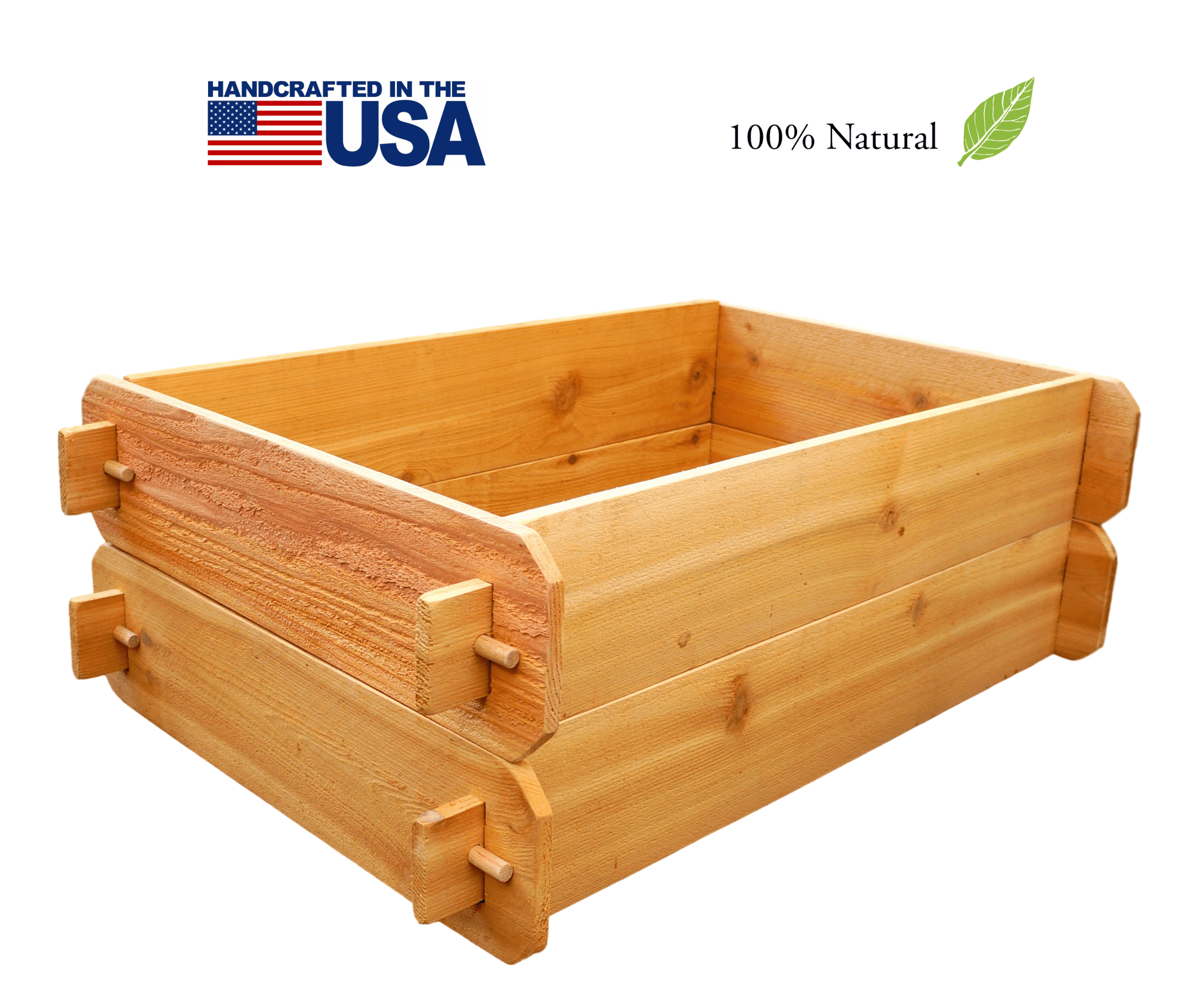 Timberlane Gardens Double Deep Cedar Raised Bed Kit – Two 2×3 - Cheeky Garden