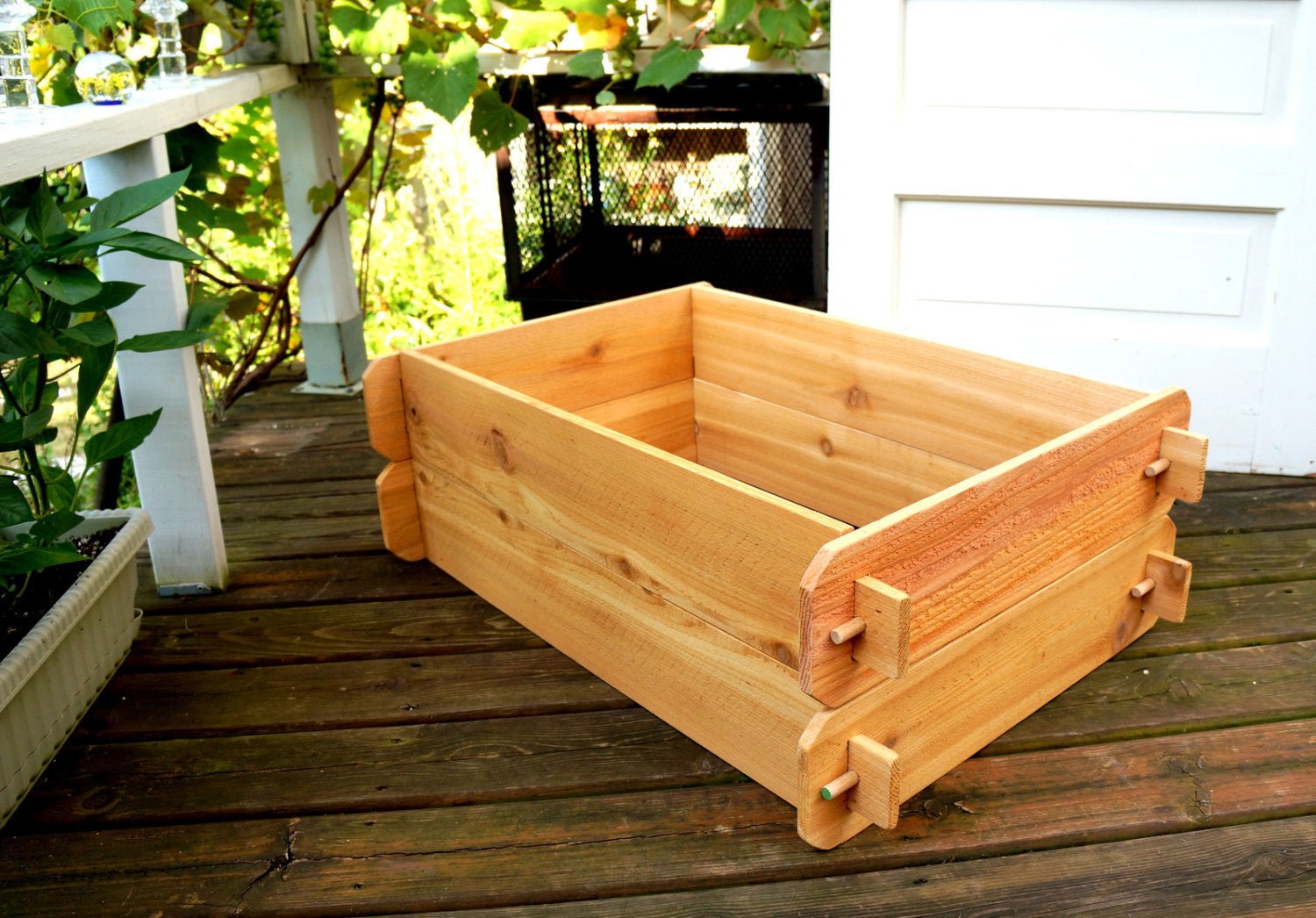 Timberlane Gardens Double Deep Cedar Raised Bed Kit – Two 2×3 - Cheeky Garden