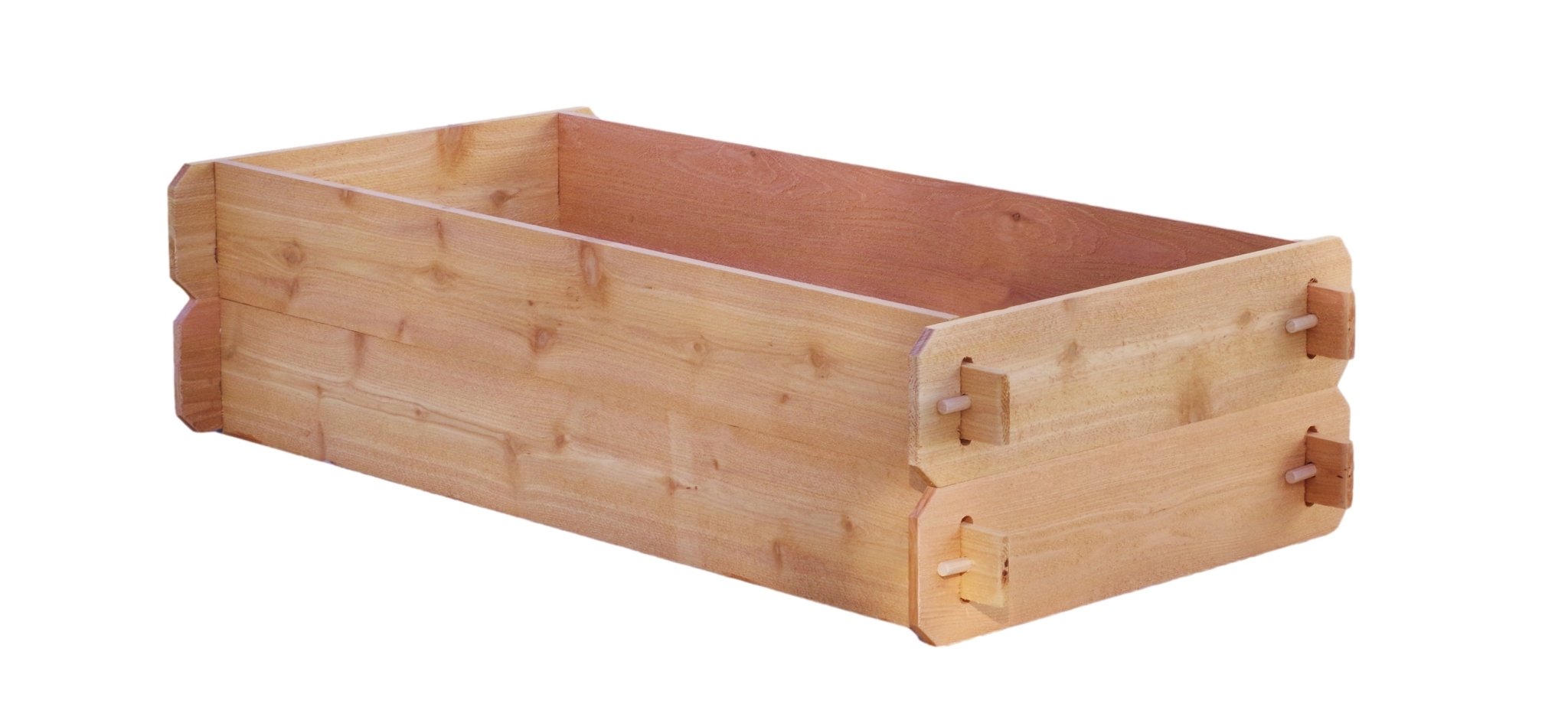 Timberlane Gardens Double Deep Cedar Raised Bed Kit – Two 2×4 - Cheeky Garden