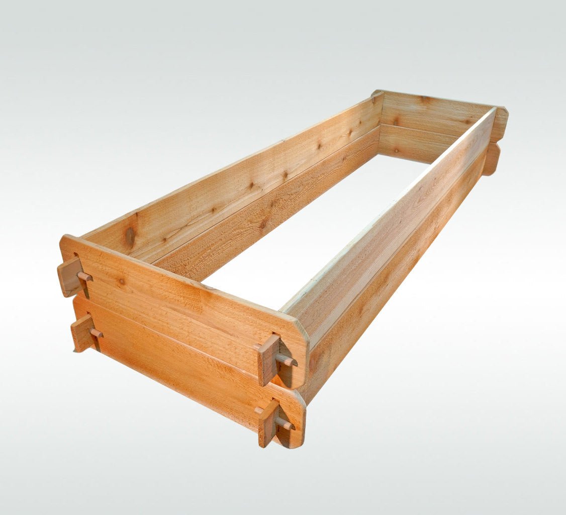 Timberlane Gardens Double Deep Cedar Raised Bed Kit – Two 2×6 - Cheeky Garden