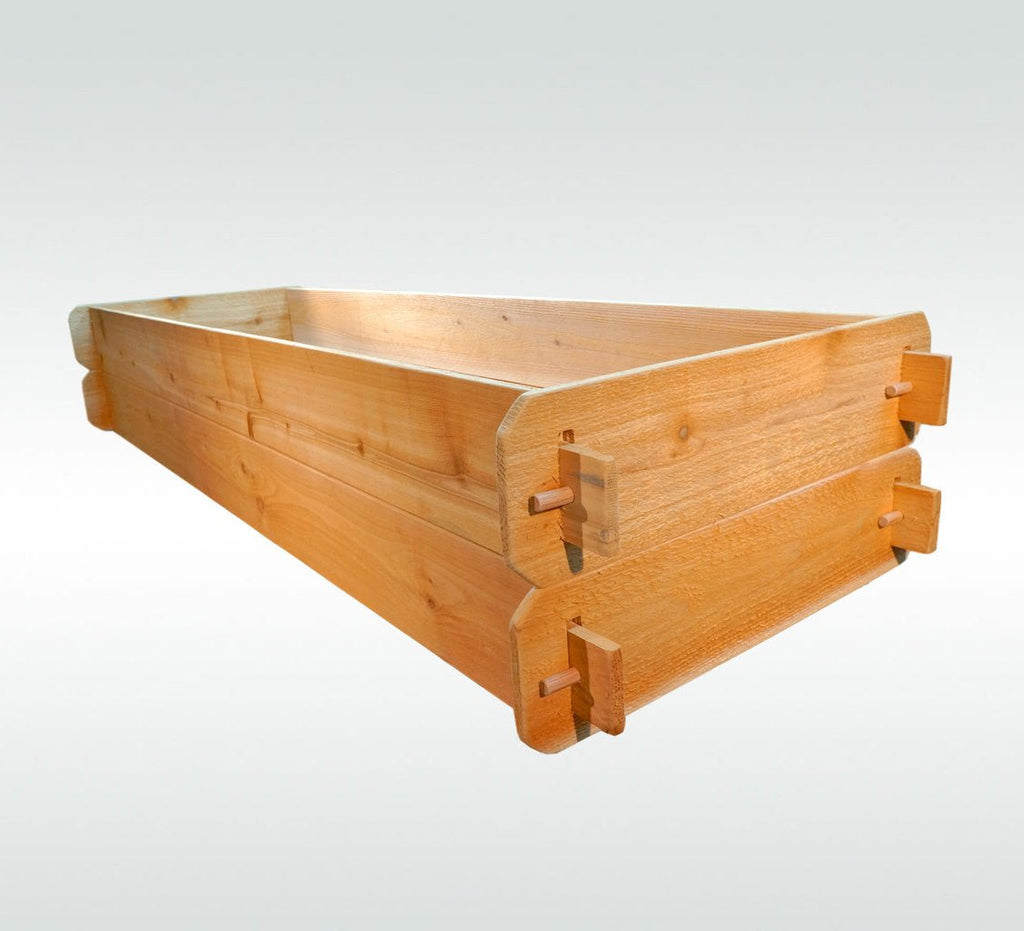 Timberlane Gardens Double Deep Cedar Raised Bed Kit – Two 2×6 - Cheeky Garden