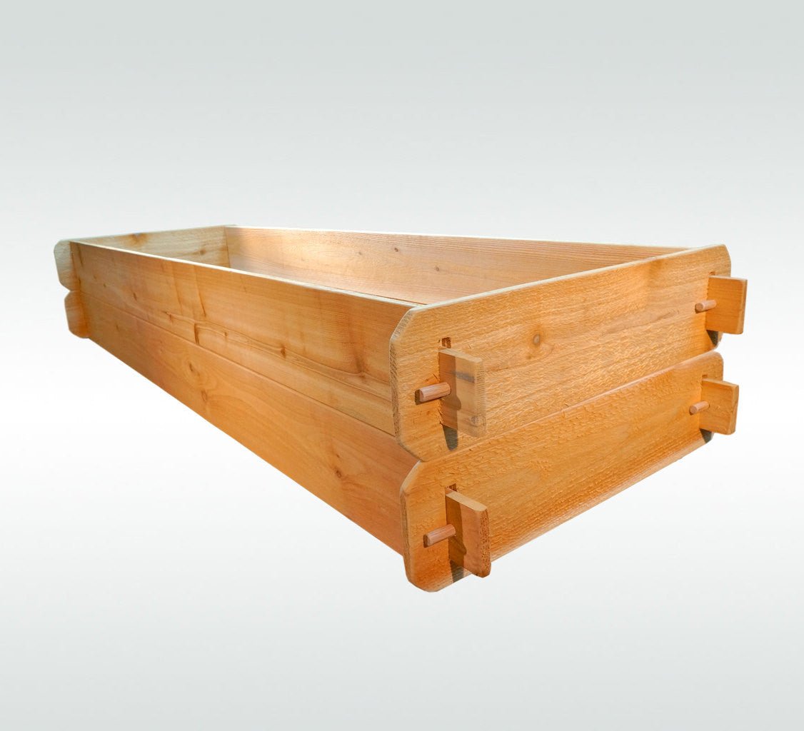 Timberlane Gardens Double Deep Cedar Raised Bed Kit – Two 2×6 - Cheeky Garden