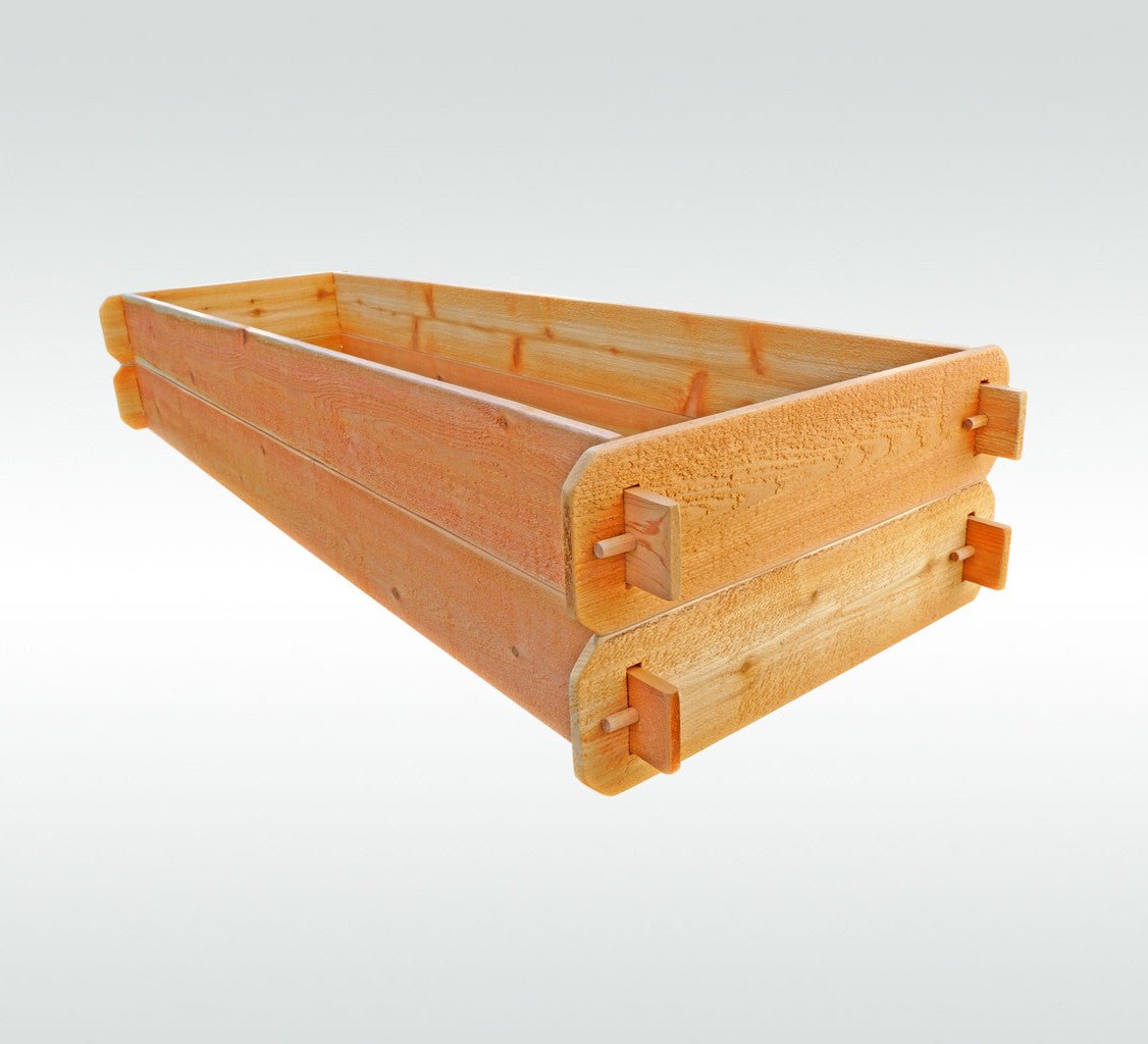 Timberlane Gardens Double Deep Cedar Raised Bed Kit – Two 2×6 - Cheeky Garden