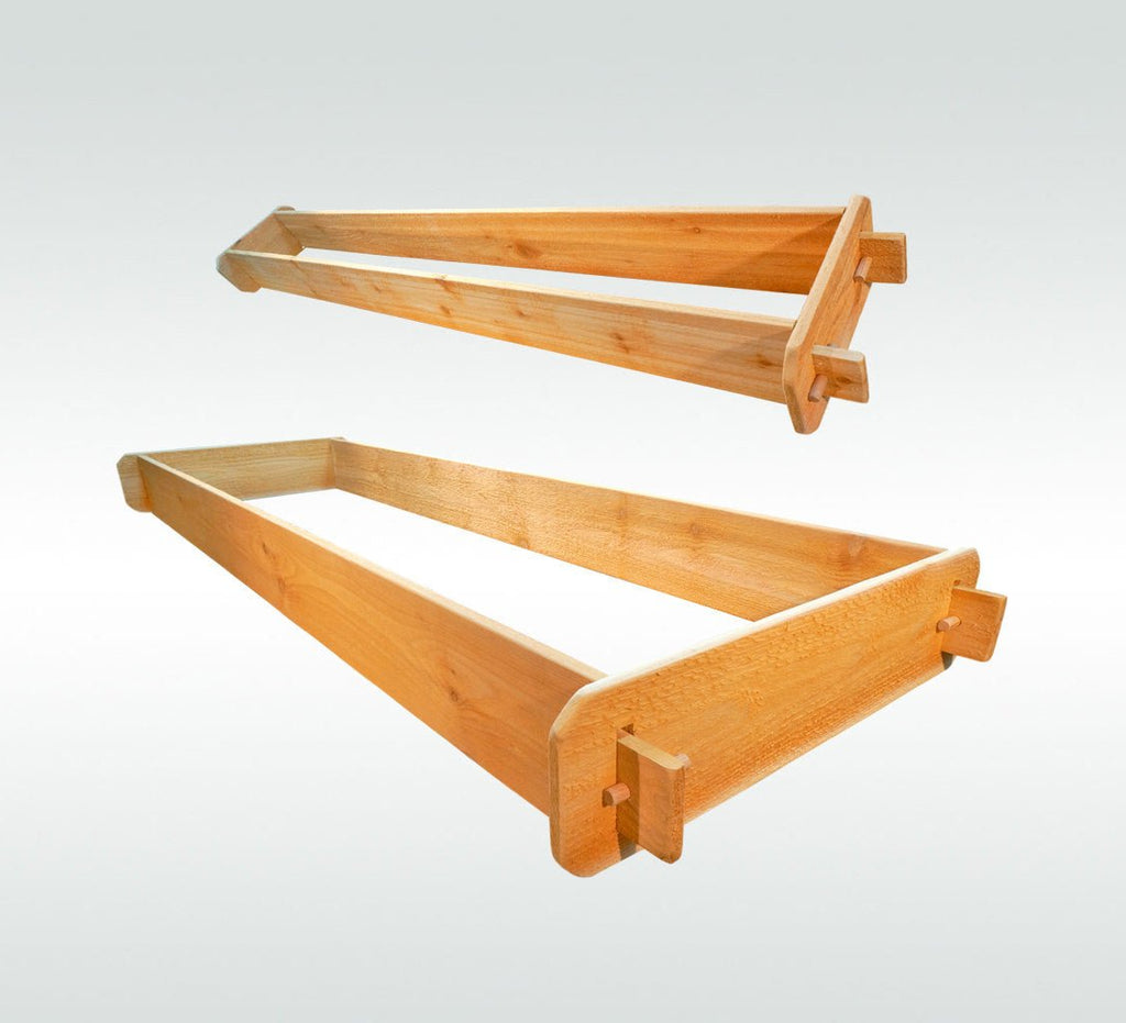 Timberlane Gardens Raised Garden Bed Kit 2 Tiered (1x6 2x6) Select Cedar - Cheeky Garden