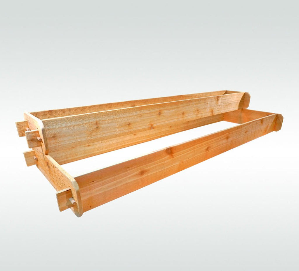Timberlane Gardens Raised Garden Bed Kit 2 Tiered (1x6 2x6) Select Cedar - Cheeky Garden