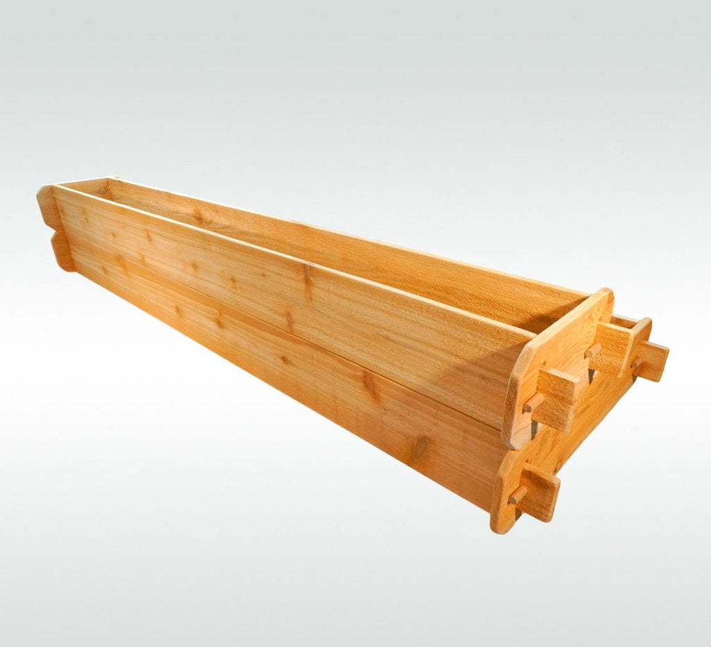 Timberlane Gardens Raised Garden Bed Kit 2 Tiered (1x6 2x6) Select Cedar - Cheeky Garden