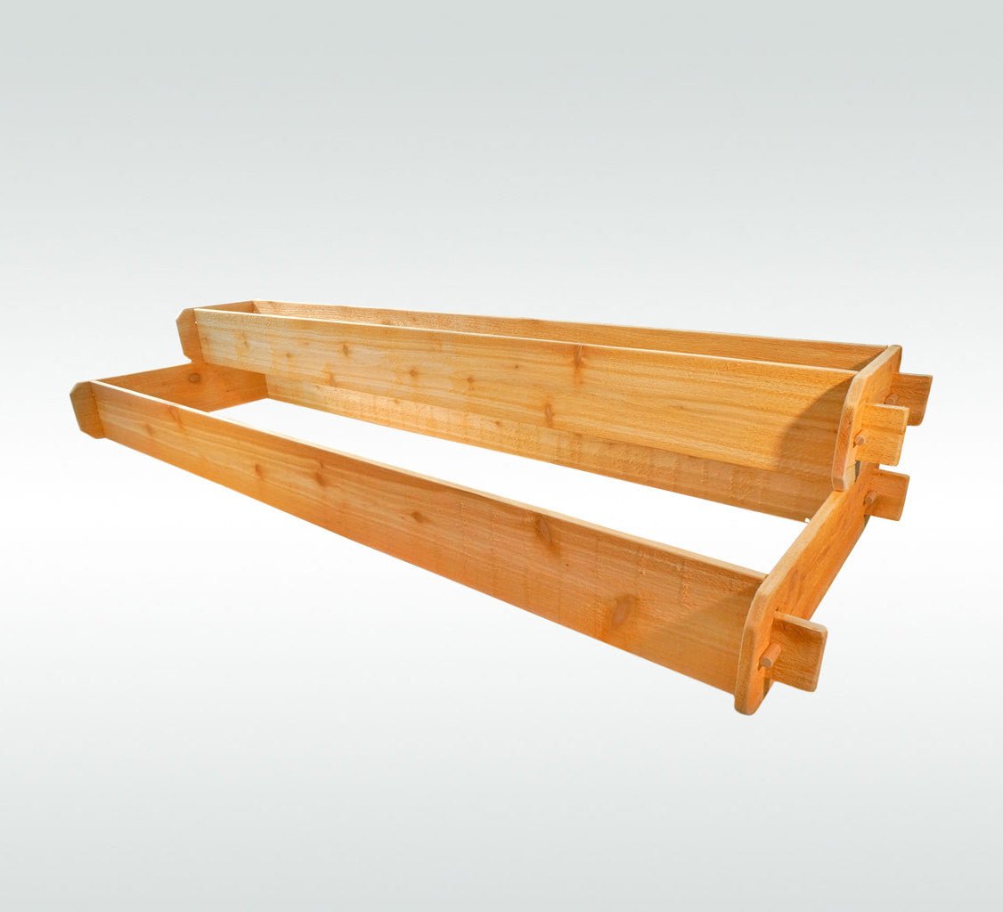 Timberlane Gardens Raised Garden Bed Kit 2 Tiered (1x6 2x6) Select Cedar - Cheeky Garden
